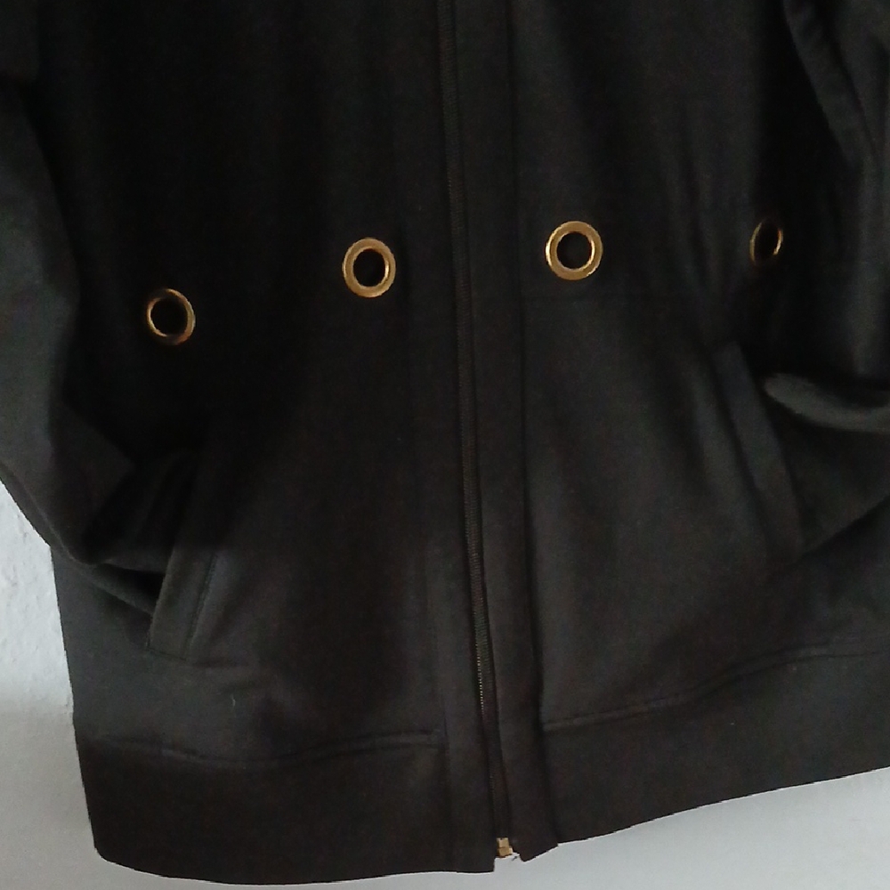 City Hearts Black Jacket with Gold Accents - Picture 5 of 7